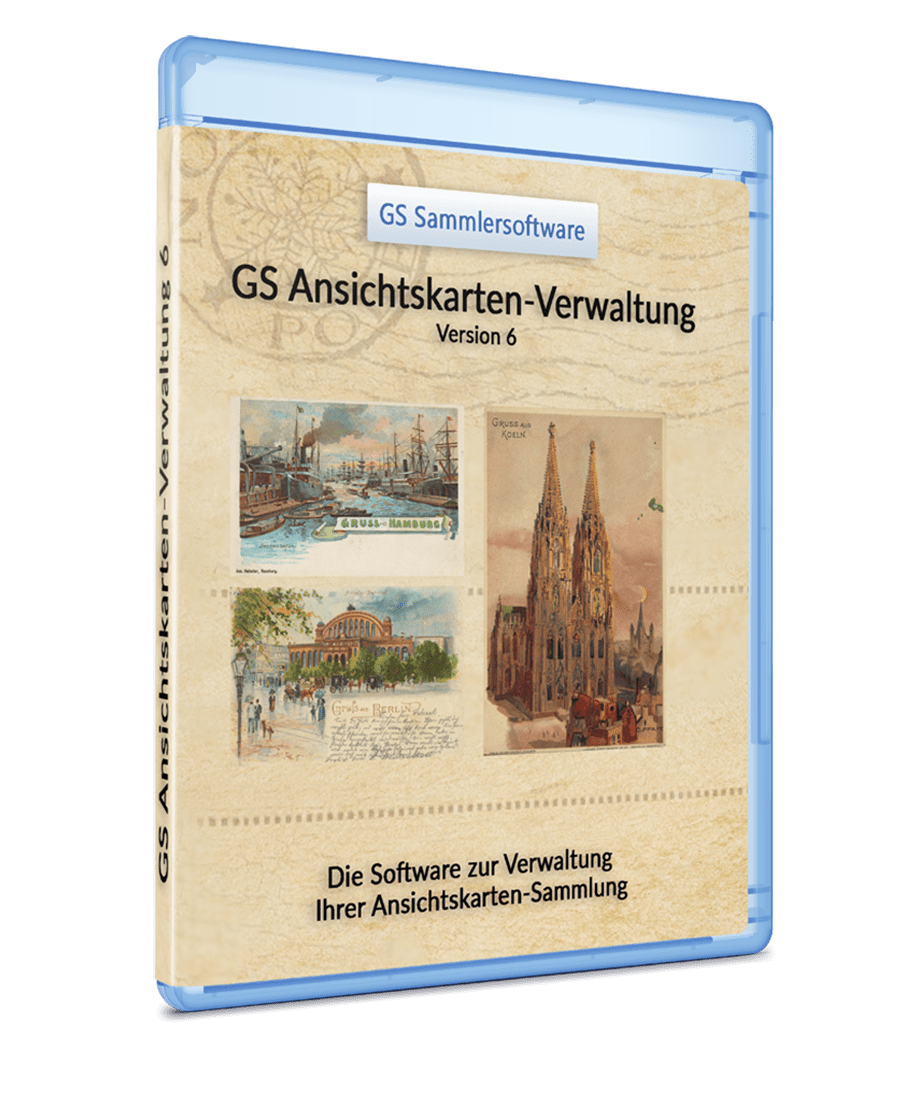 GS AnsichtskartenVerwaltung 6 Mac sammlersoftware