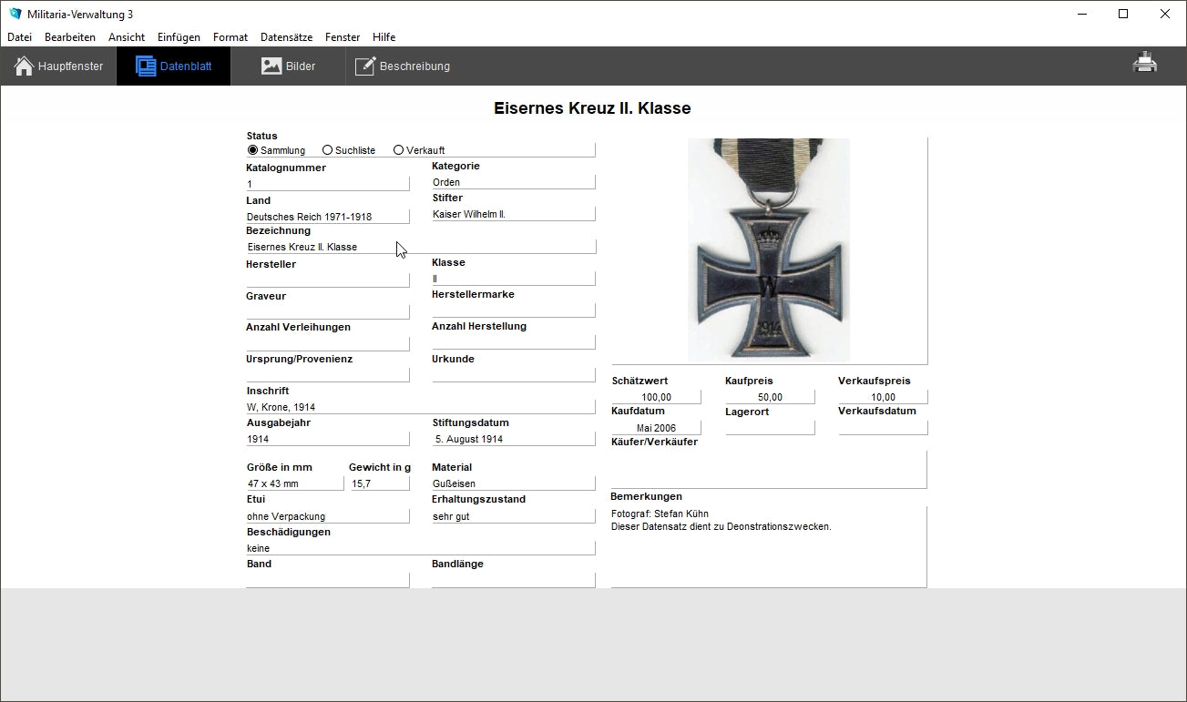 GS Militaria-Verwaltung 3