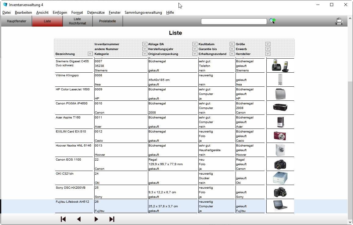 GS Inventar-Verwaltung 4
