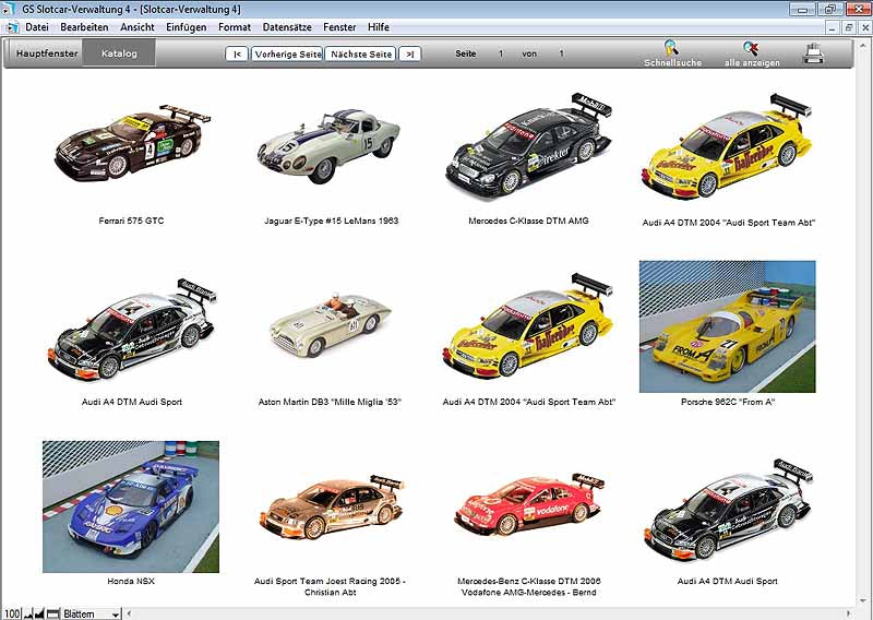 GS SlotCar-Verwaltung 4.0