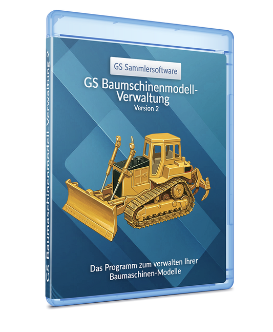 GS Baumaschinenmodell-Verwaltung