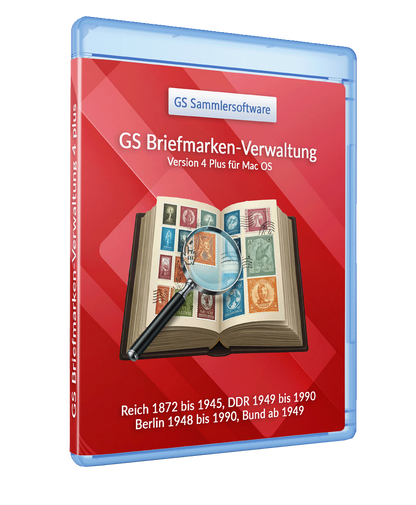 GS Briefmarken-Verwaltung 4 plus für Mac