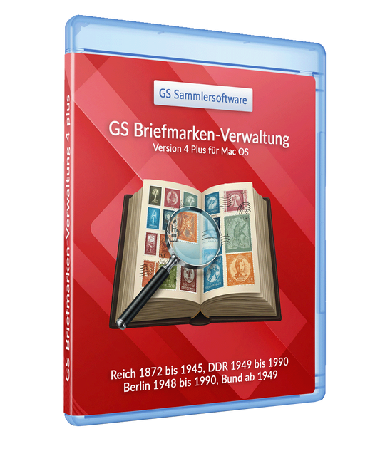 GS Briefmarken-Verwaltung 4 plus für Mac
