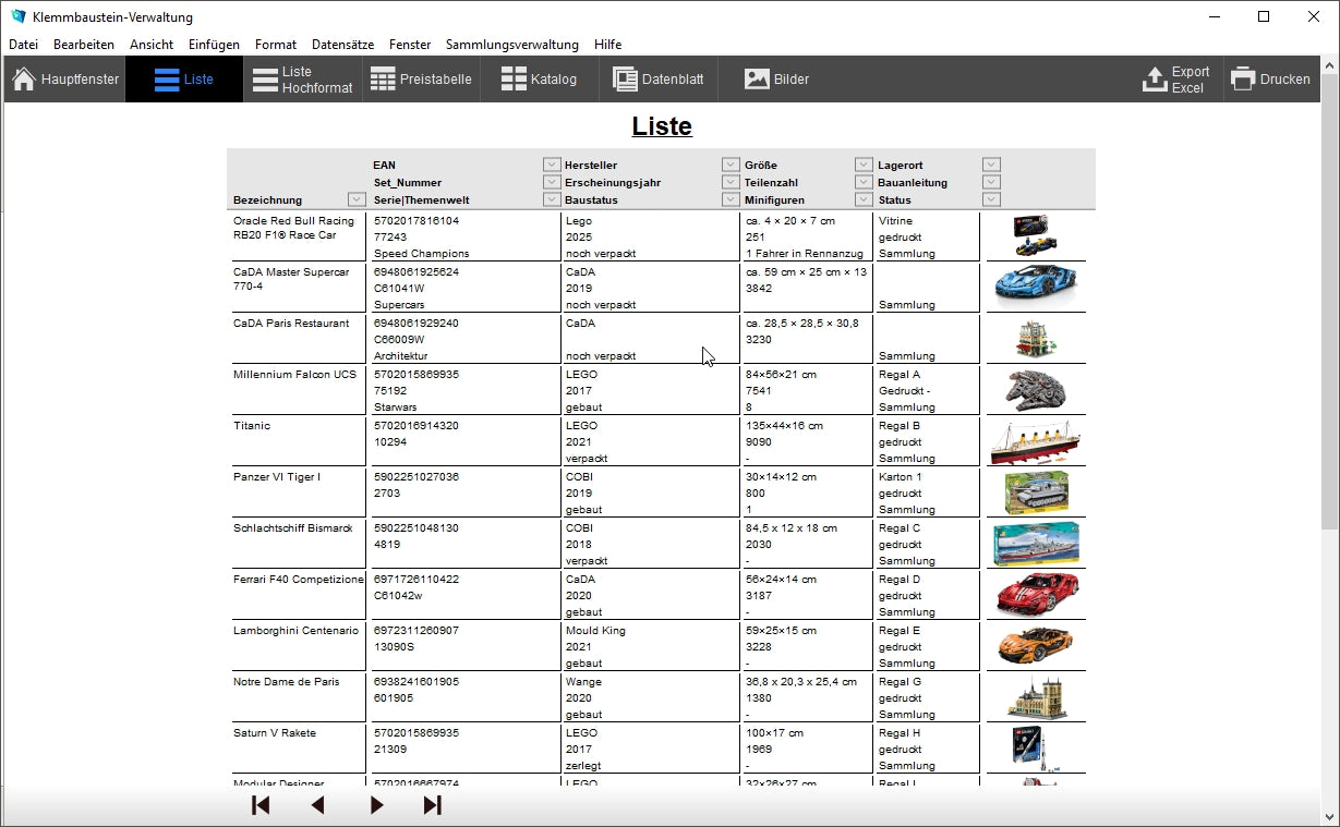GS Klemmbaustein-Verwaltung