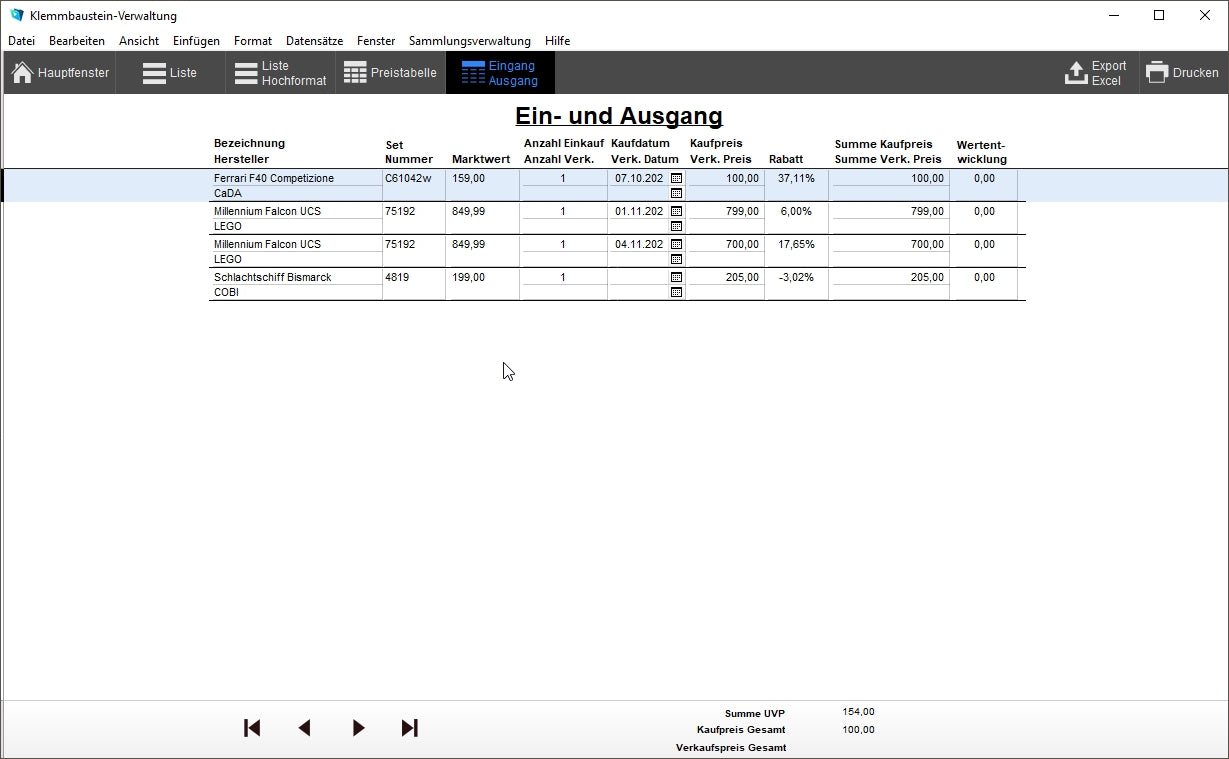 GS Klemmbaustein-Verwaltung