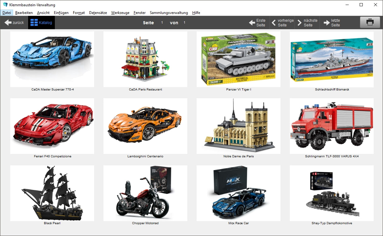 GS Klemmbaustein-Verwaltung