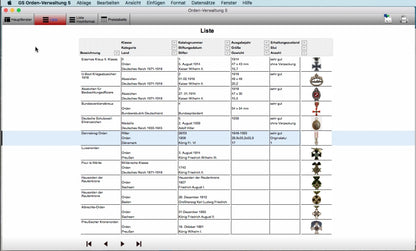 GS Orden-Verwaltung 5 Mac