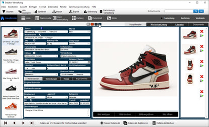 GS Sneaker-Verwaltung