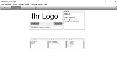 DIGes Adressen + Rechnung 2