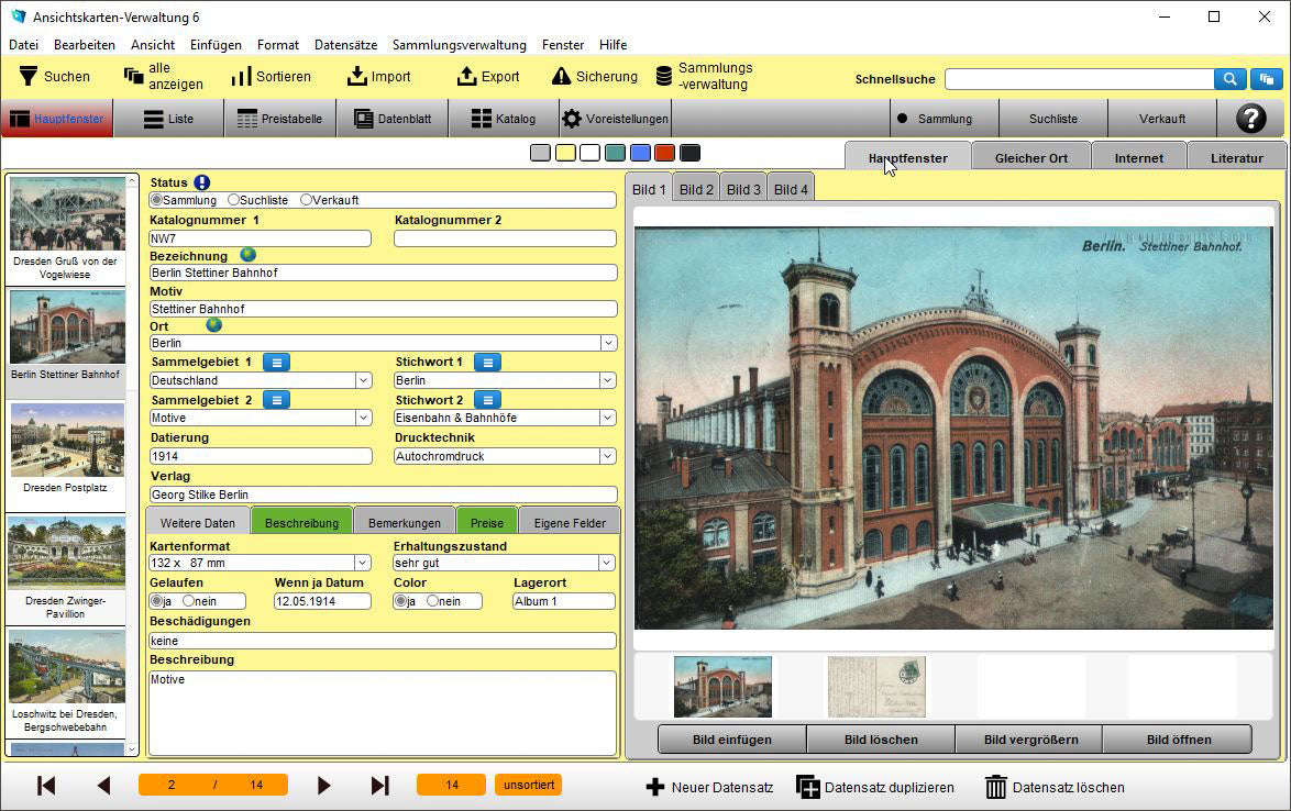 GS Ansichtskarten-Verwaltung 6