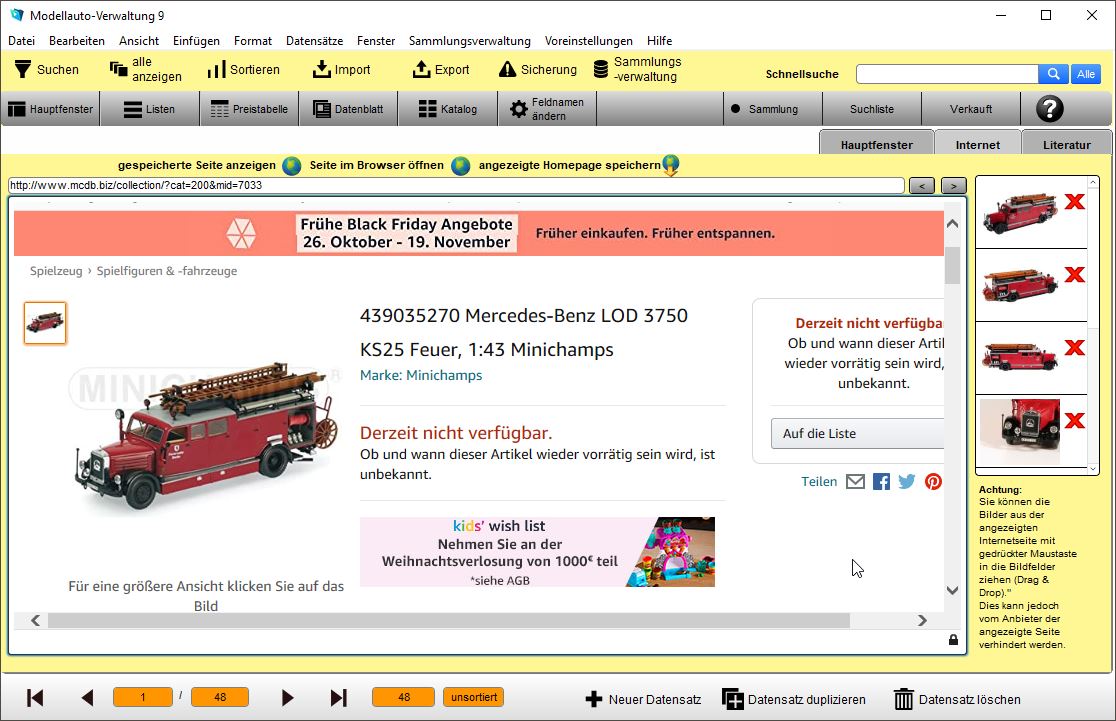 GS Modellauto-Verwaltung 9