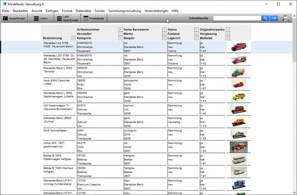 GS Modellauto-Verwaltung 9