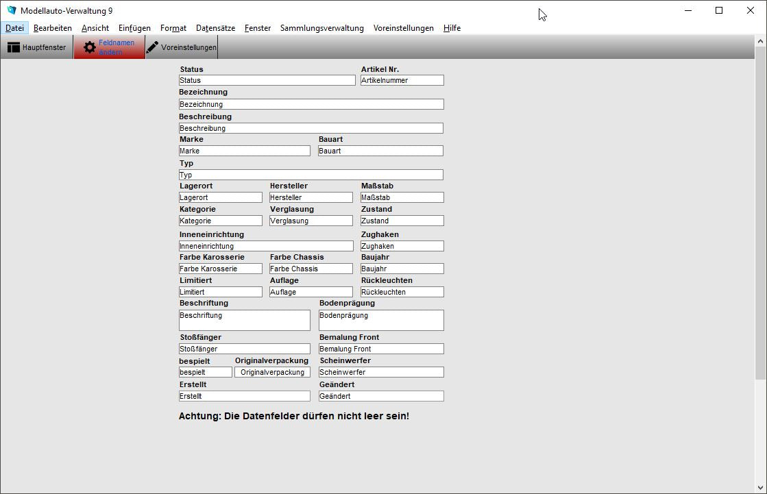 GS Modellauto-Verwaltung 9