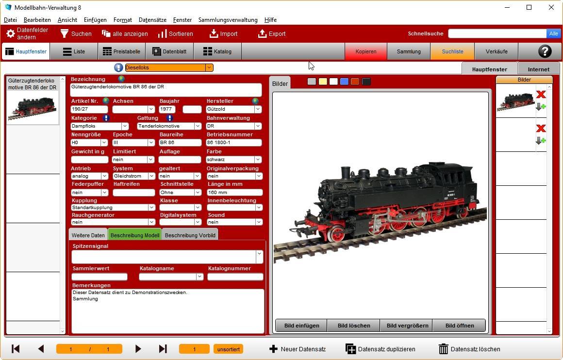 GS Modellbahn-Verwaltung 8