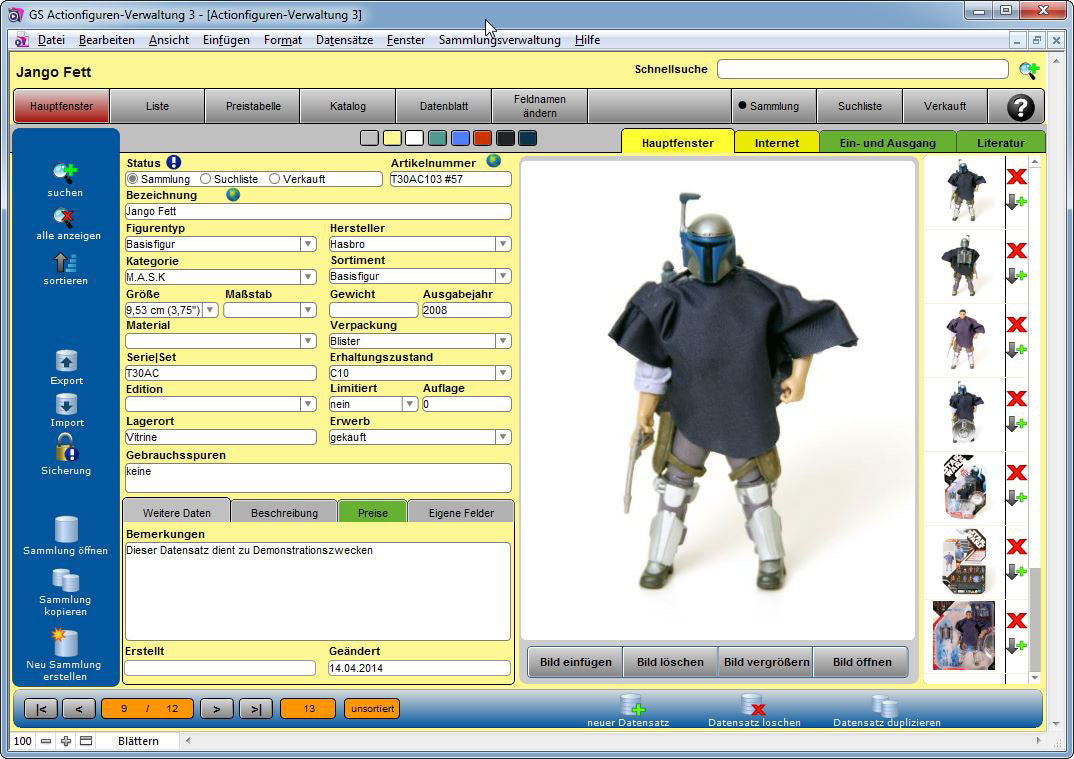 GS Actionfiguren-Verwaltung 3