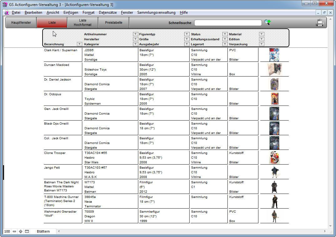 GS Actionfiguren-Verwaltung 3