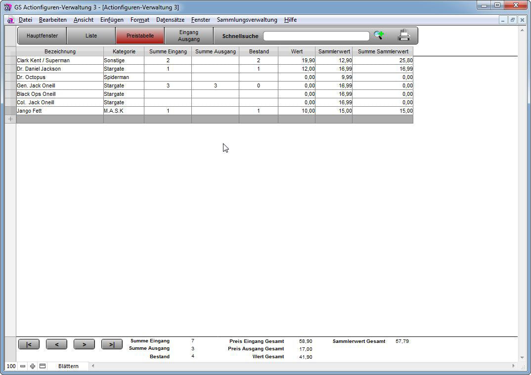 GS Actionfiguren-Verwaltung 3