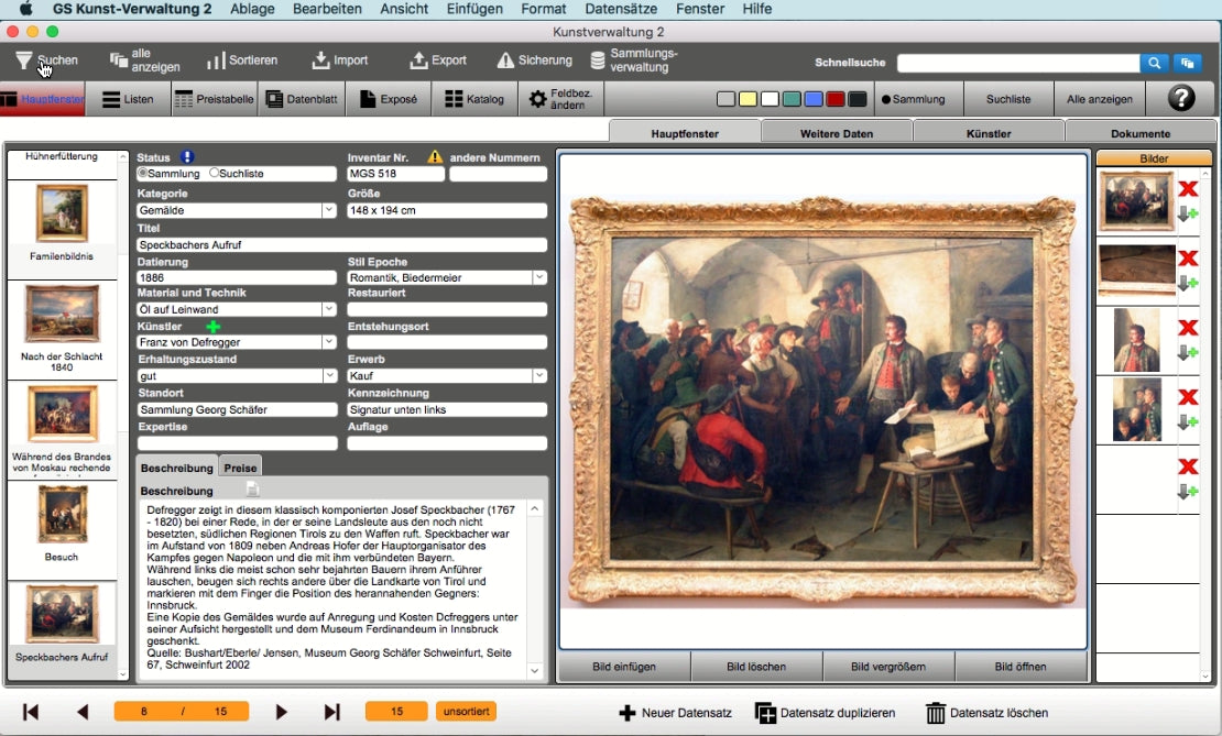 GS Kunst-Verwaltung 2 für Mac