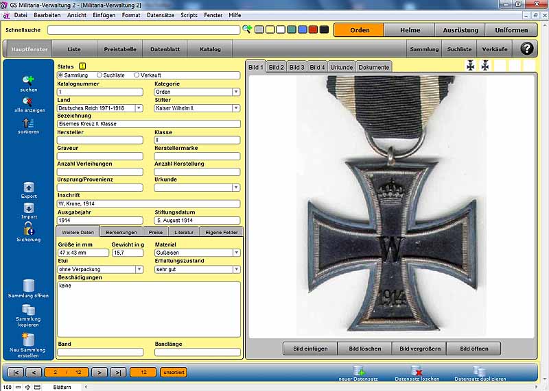 GS Militaria-Verwaltung 2