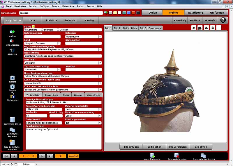 GS Militaria-Verwaltung 2