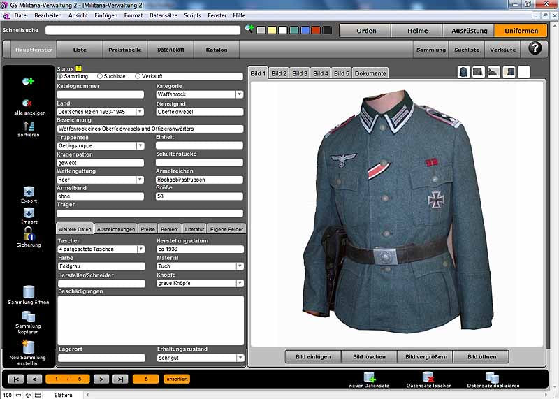 GS Militaria-Verwaltung 2